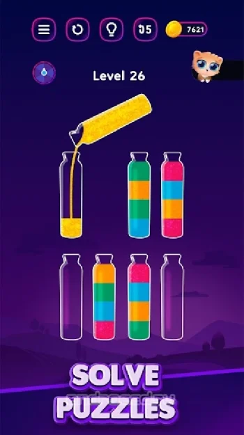 Бутылочки и Пробирки:Get Color - скриншот 1