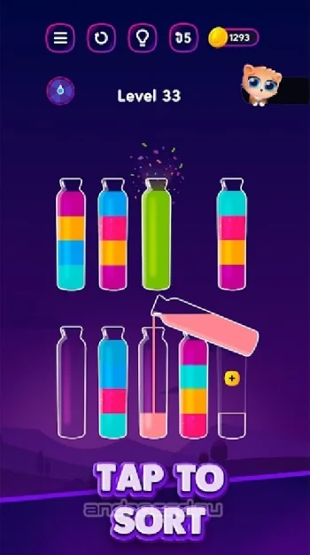 Бутылочки и Пробирки:Get Color - скриншот 2