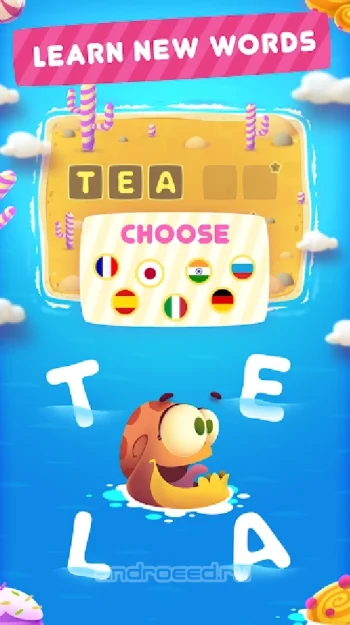 Candy Words - puzzle game - скриншот 2