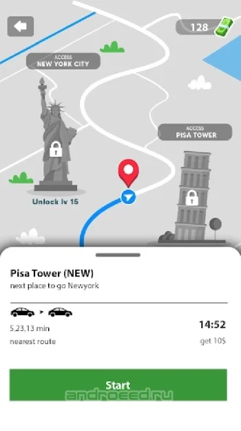Car Driving Taxi Game - скриншот 3