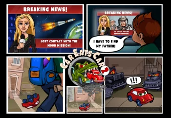 Car Eats Car 2 - скриншот 4