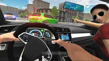 Car Simulator Civic: City Driving - скриншот 1