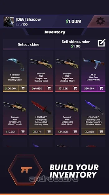 Case Battle: Skins Simulator – Idle Clicker Games - скриншот 2