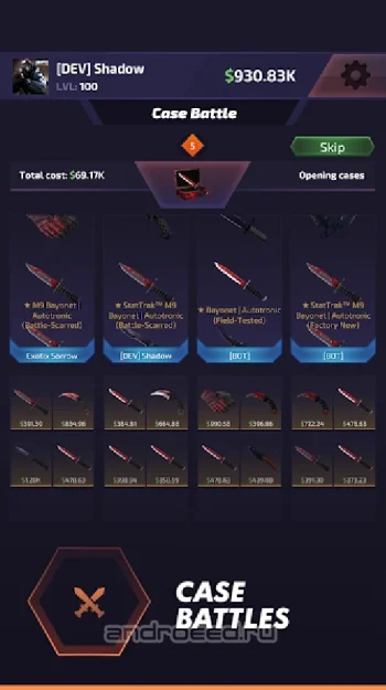 Case Battle: Skins Simulator – Idle Clicker Games - скриншот 5