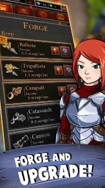 Castle Fusion Idle Clicker - скриншот 4