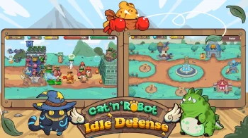 CatTower Idle TD: Battle Arena - скриншот 2
