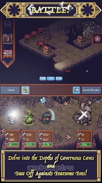 Cave Heroes: Idle RPG - скриншот 1