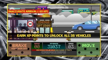 City Bus Driving Simulator 2D - coach driver sim - скриншот 2