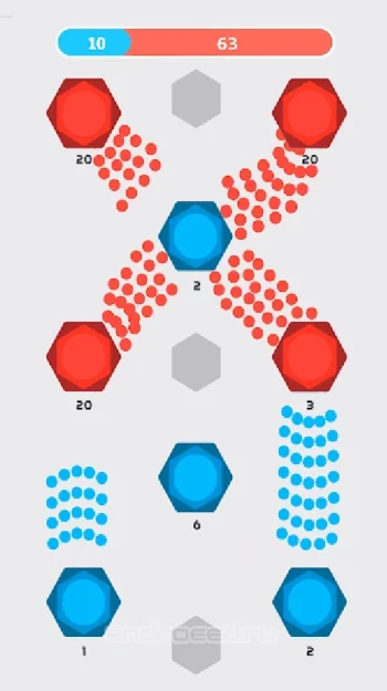 Clash of Dots - 1v1 RTS - скриншот 2