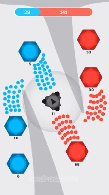Clash of Dots - 1v1 RTS - скриншот 3