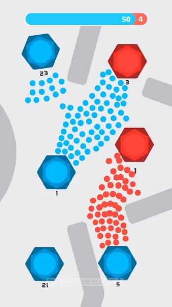 Clash of Dots - 1v1 RTS - скриншот 5