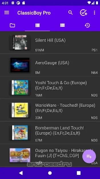 ClassicBoy Pro Game Emulator - скриншот 1