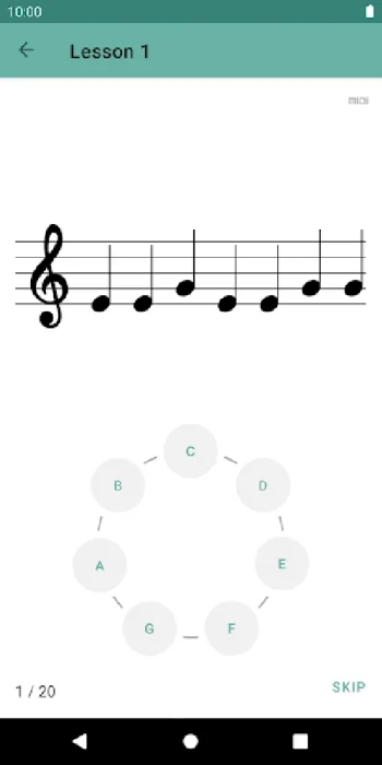 Clefs: Чтение музыки с листа - скриншот 3