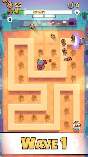 Cookies TD - Idle TD Endless Idle Tower Defense - скриншот 1