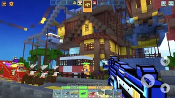 Cops N Robbers:Pixel Craft Gun - скриншот 2