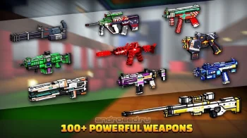 Cops N Robbers:Pixel Craft Gun - скриншот 5