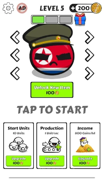 Country Balls Io: Battle Arena - скриншот 4