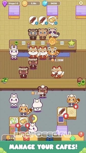 Cozy Cafe: Animal Restaurant - скриншот 1