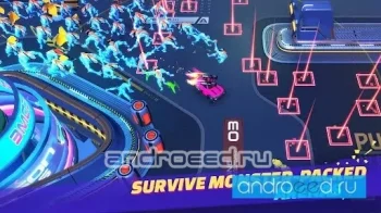 Crimson Wheels: Car Shooter - скриншот 1