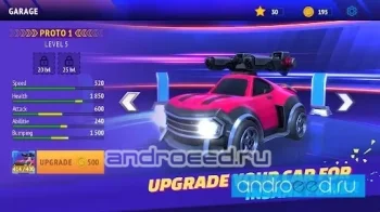 Crimson Wheels: Car Shooter - скриншот 3