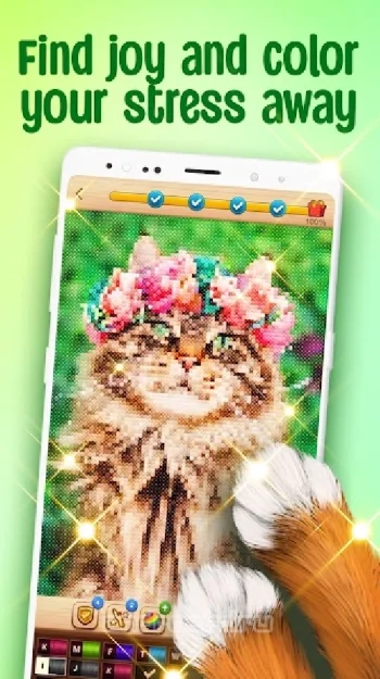CROSS-STITCH: COLORING BOOK - скриншот 2