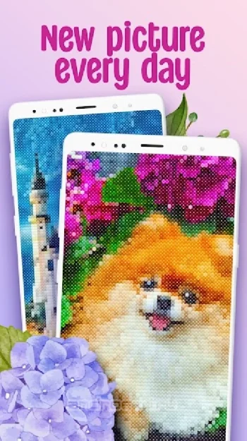 CROSS-STITCH: COLORING BOOK - скриншот 3
