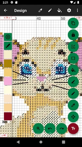 CrossStitch Editor Pro - скриншот 1