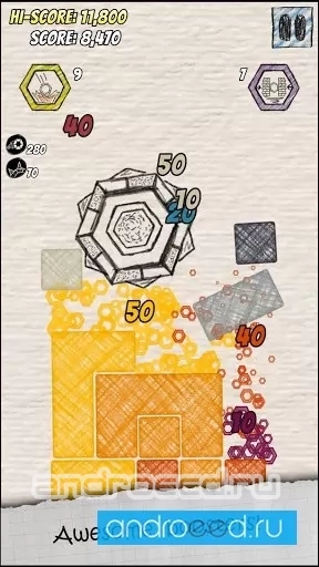 Crush Blocks! Hexor.io - скриншот 4