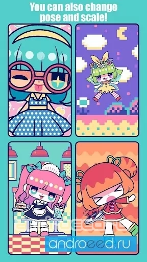 CustomTiyoko -Dress Up Game- - скриншот 3