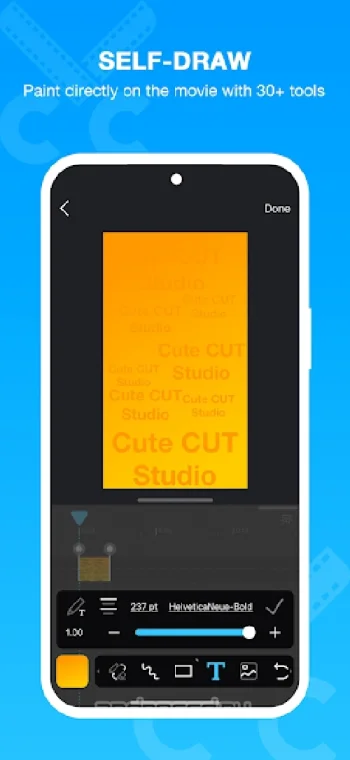 Cute CUT - Видео редактор - скриншот 2