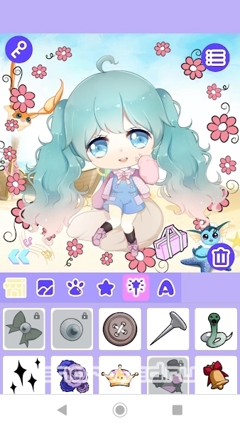 Cute Girl Avatar Maker - скриншот 1