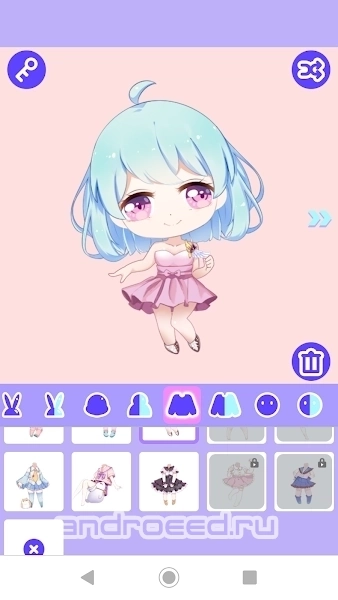Cute Girl Avatar Maker - скриншот 4