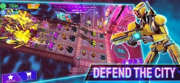 Cyber Fusion - Idle Merge Defence - скриншот 2