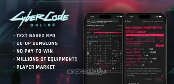 CyberCode Online | Text Based Idle MMO RPG - скриншот 1
