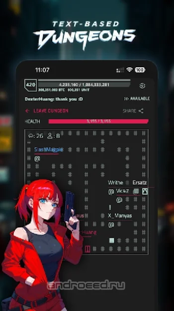 CyberCode Online | Text Based Idle MMO RPG - скриншот 2