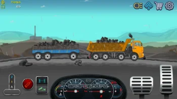 Дальнобойщики 2D грузовик симулятор - скриншот 3