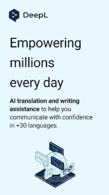 DeepL Переводчик - скриншот 1
