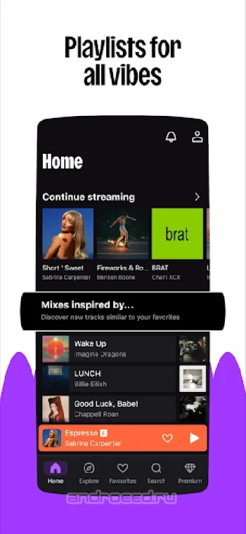 Deezer: Музыка, плейлисты и радио плеер - скриншот 3
