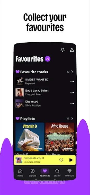 Deezer: Музыка, плейлисты и радио плеер - скриншот 5