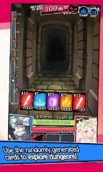Девушки подземелья : Card RPG - скриншот 2