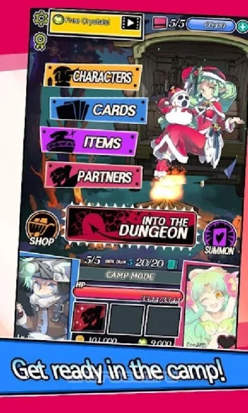 Девушки подземелья : Card RPG - скриншот 4