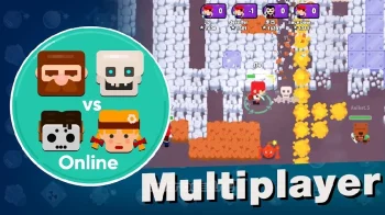 Dig Bombers: PvP multiplayer digging fight - скриншот 1