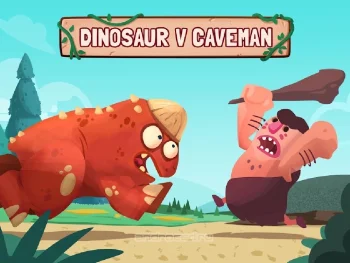 Dino Bash - Dinos vs Cavemen - скриншот 1