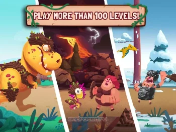 Dino Bash - Dinos vs Cavemen - скриншот 4