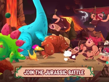 Dino Bash - Dinos vs Cavemen - скриншот 5