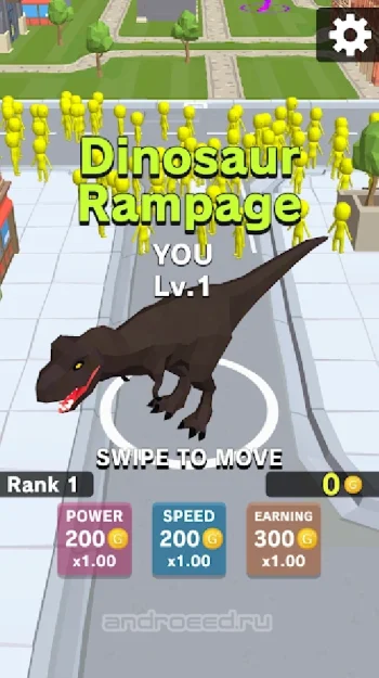 Dinosaur Rampage - скриншот 1