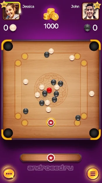 Disc Pool Carrom - скриншот 2