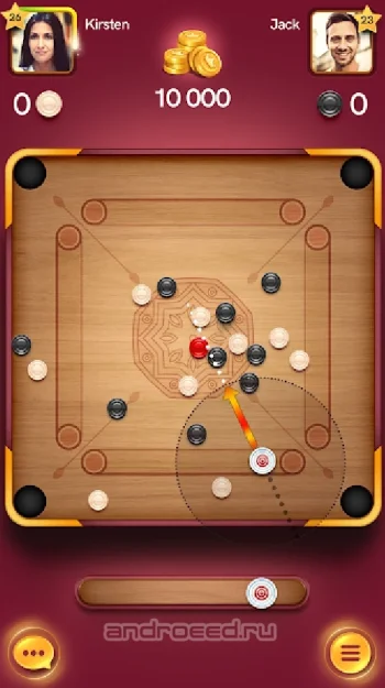 Disc Pool Carrom - скриншот 4
