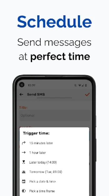Do It Later - Auto SMS Message - скриншот 1