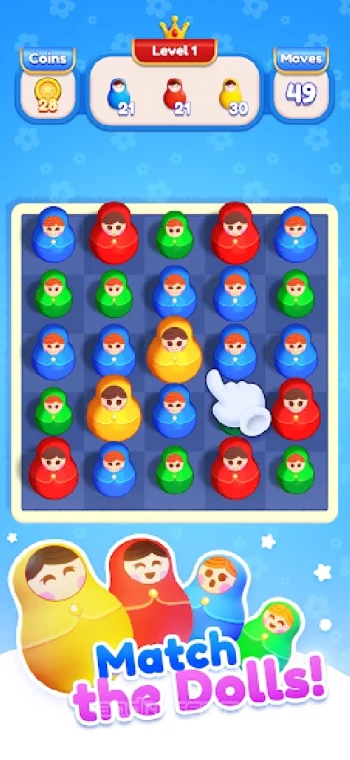 Dolls Stack: Match & Merge! - скриншот 1
